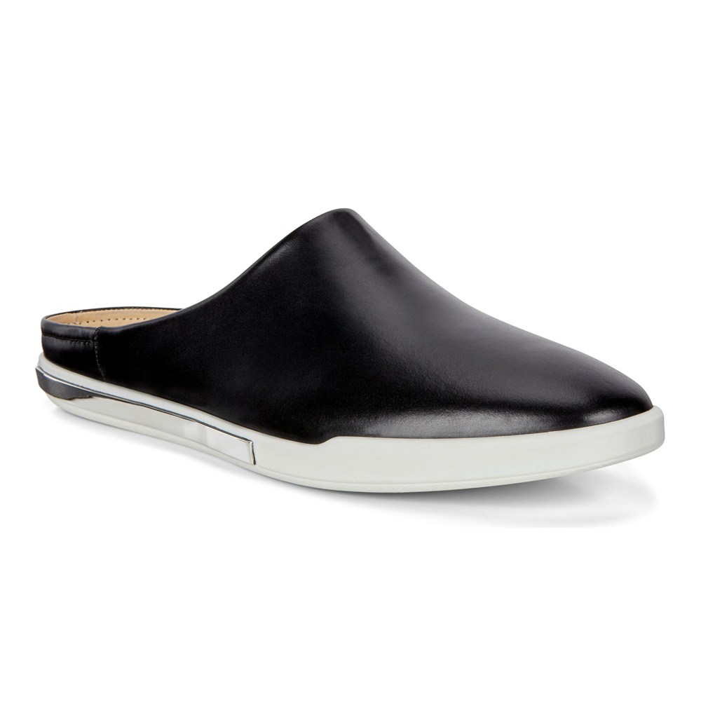 ECCO Womens Ballerinas Black - Simpil Ii Mules - JXD-705364